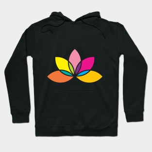 colorful flower Hoodie